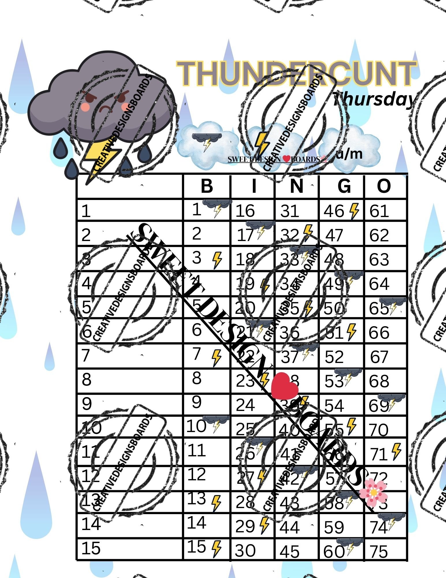 THUNDERCUNT THURSDAY