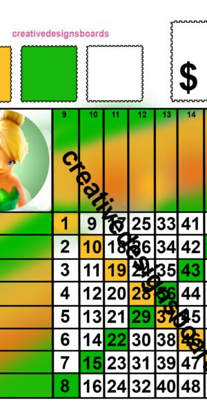 Mini Grid -64 Balls Tinkerbell